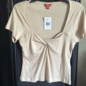 GUESS RIBBED BLOUSE NWT🆕